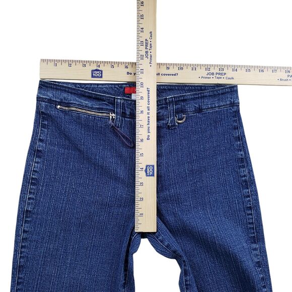 Vertigo Boot Cut Jeans Womens 4 Denim Flare France Y2K Vintage - Picture 6 of 10